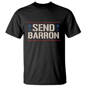 Send Barron T Shirt - Viral Hashtag Political Protest TS14 Black Print Your Wear