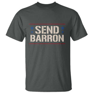 Send Barron T Shirt - Viral Hashtag Political Protest TS14 Dark Heather Print Your Wear