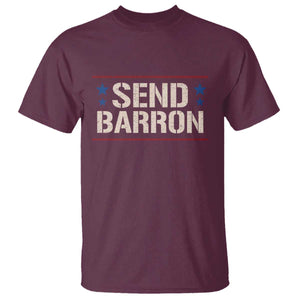 Send Barron T Shirt - Viral Hashtag Political Protest TS14 Maroon Print Your Wear