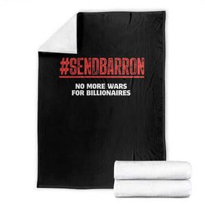Send Barron Meme Throw Blanket Funny Political Hashtag Viral Internet TS14 Black Print Your Wear