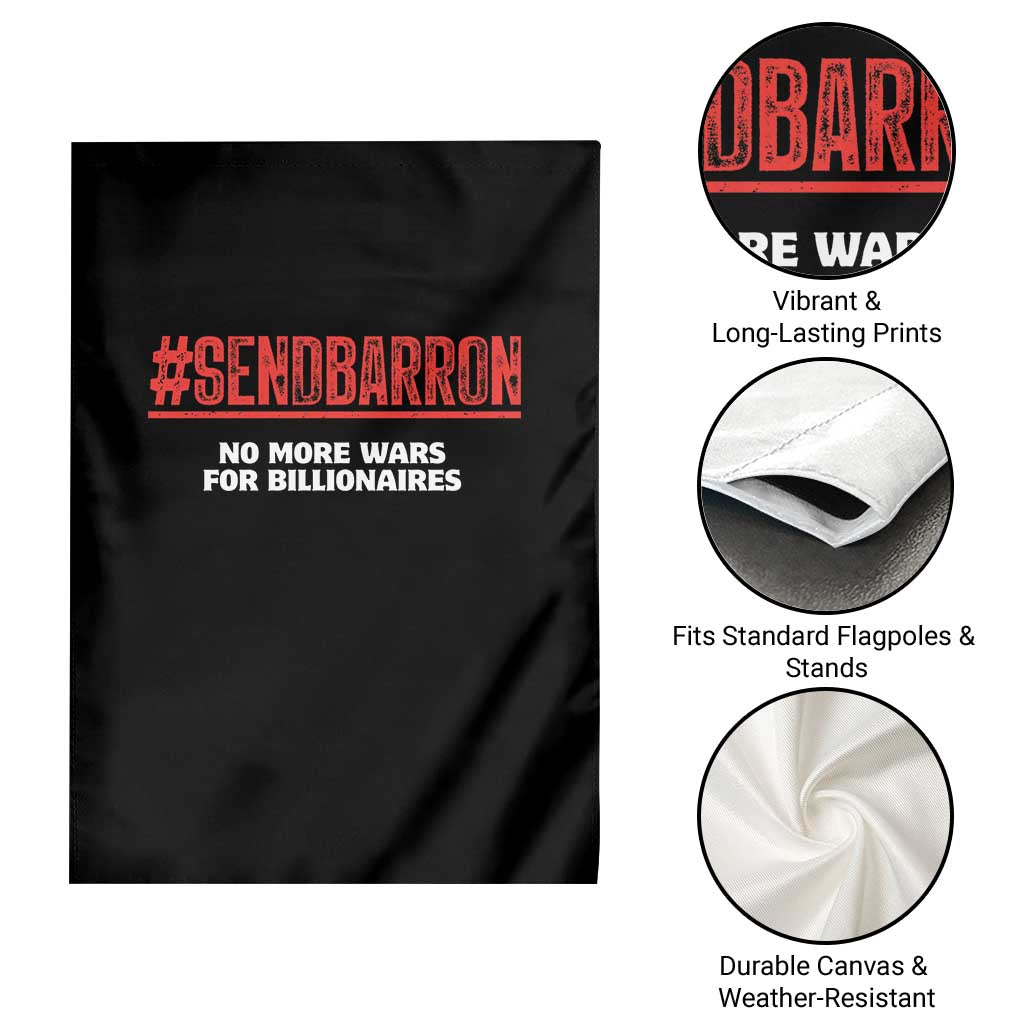Send Barron Meme Garden Flag Funny Political Hashtag Viral Internet TS14 Print Your Wear