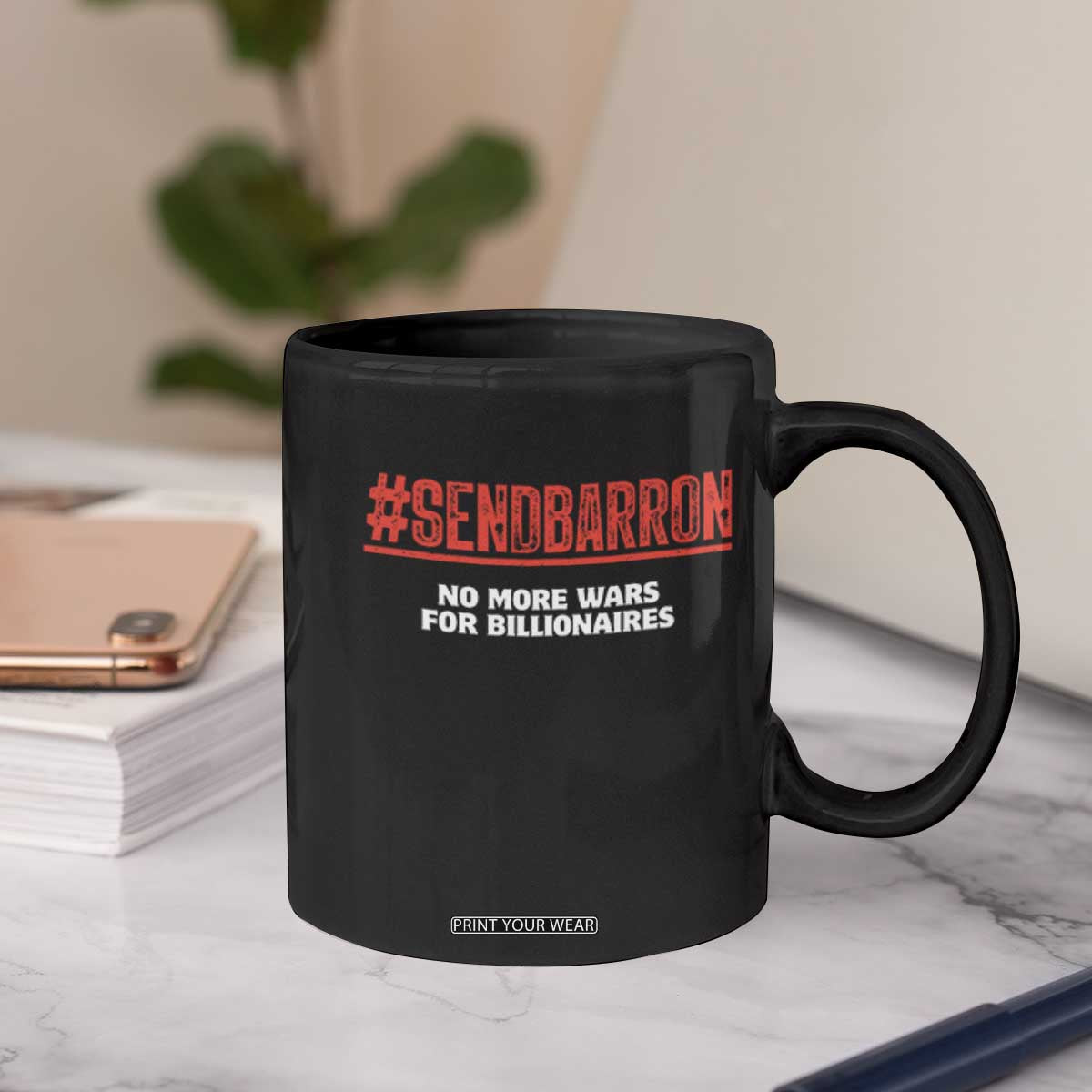 Send Barron Meme Coffee Mug Funny Political Hashtag Viral Internet TS14 Print Your Wear