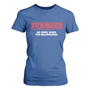 Send Barron Meme T Shirt For Women Funny Political Hashtag Viral Internet TS14 Royal Blue Print Your Wear