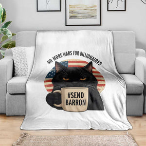 Send Barron Meme Throw Blanket Funny Cat Sarcastic Political TS14 Print Your Wear