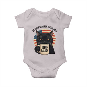 Send Barron Meme Baby Onesie Funny Cat Sarcastic Political TS14 Ice Gray Print Your Wear