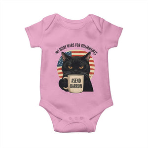 Send Barron Meme Baby Onesie Funny Cat Sarcastic Political TS14 Light Pink Print Your Wear