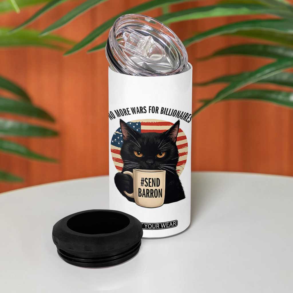 Send Barron Meme 4 in 1 Can Cooler Tumbler Funny Cat Sarcastic Political TS14 Print Your Wear
