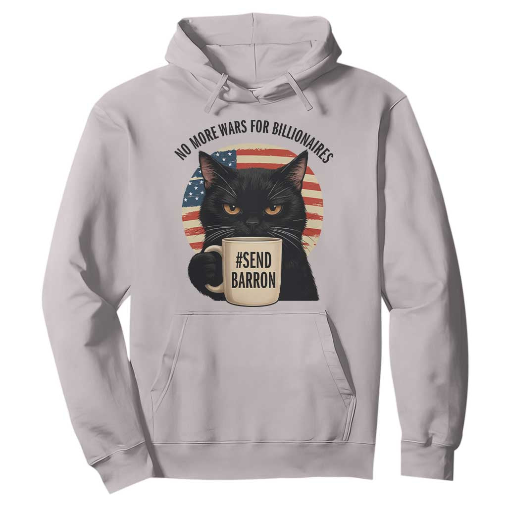 Send Barron Meme Hoodie Funny Cat Sarcastic Political TS14 Ice Gray Print Your Wear