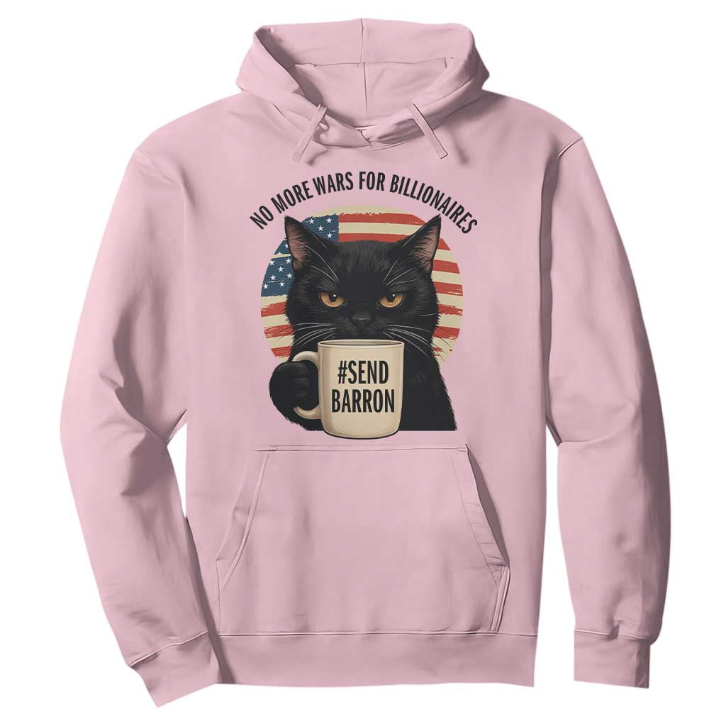 Send Barron Meme Hoodie Funny Cat Sarcastic Political TS14 Light Pink Print Your Wear