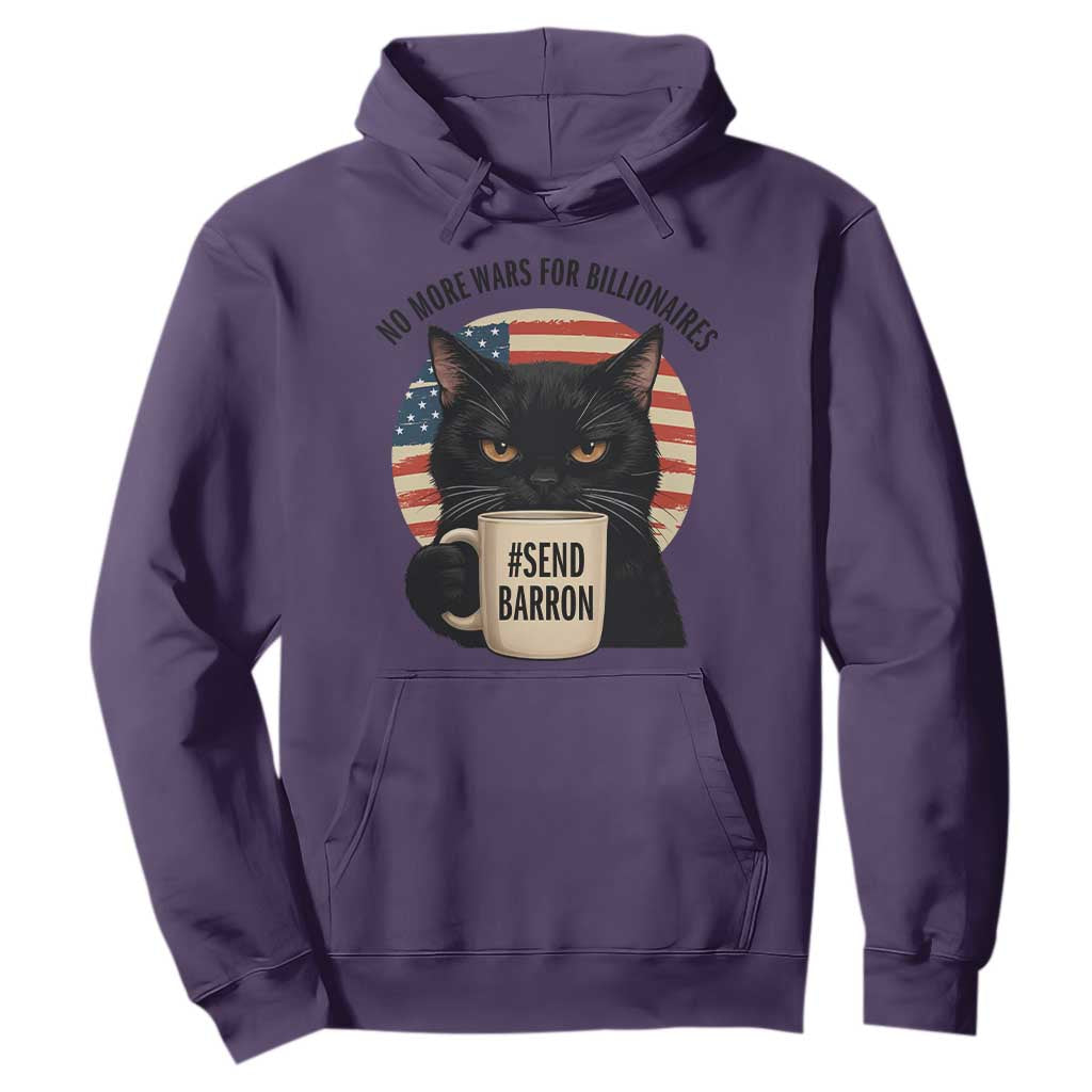 Send Barron Meme Hoodie Funny Cat Sarcastic Political TS14 Purple Print Your Wear