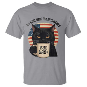 Send Barron Meme T Shirt Funny Cat Sarcastic Political TS14 Sport Gray Print Your Wear