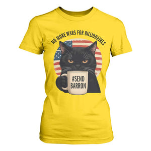 Send Barron Meme T Shirt For Women Funny Cat Sarcastic Political TS14 Daisy Print Your Wear