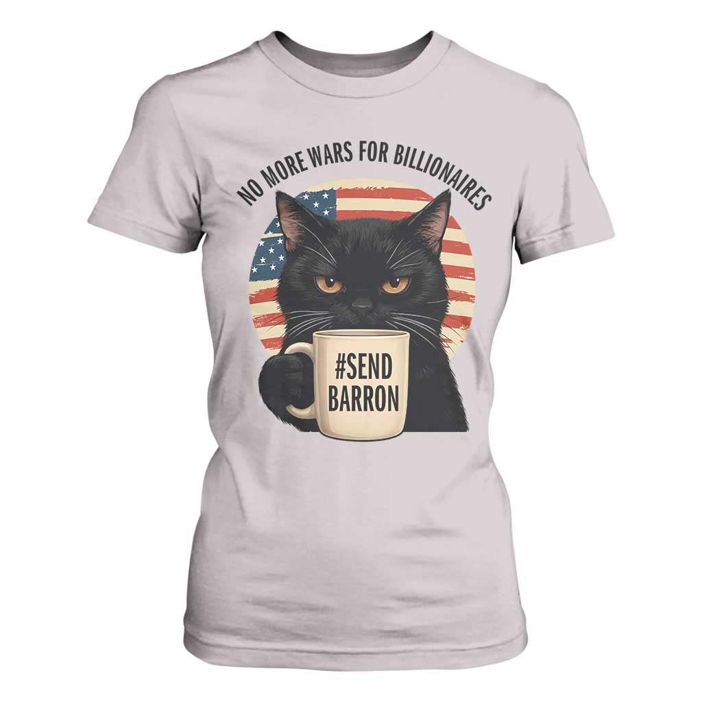Send Barron Meme T Shirt For Women Funny Cat Sarcastic Political TS14 Ice Gray Print Your Wear