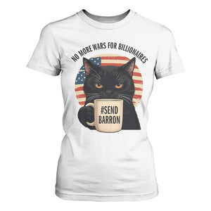 Send Barron Meme T Shirt For Women Funny Cat Sarcastic Political TS14 White Print Your Wear