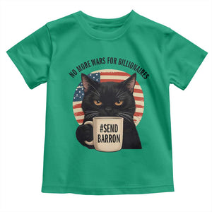 Send Barron Meme Toddler T Shirt Funny Cat Sarcastic Political TS14 Irish Green Print Your Wear
