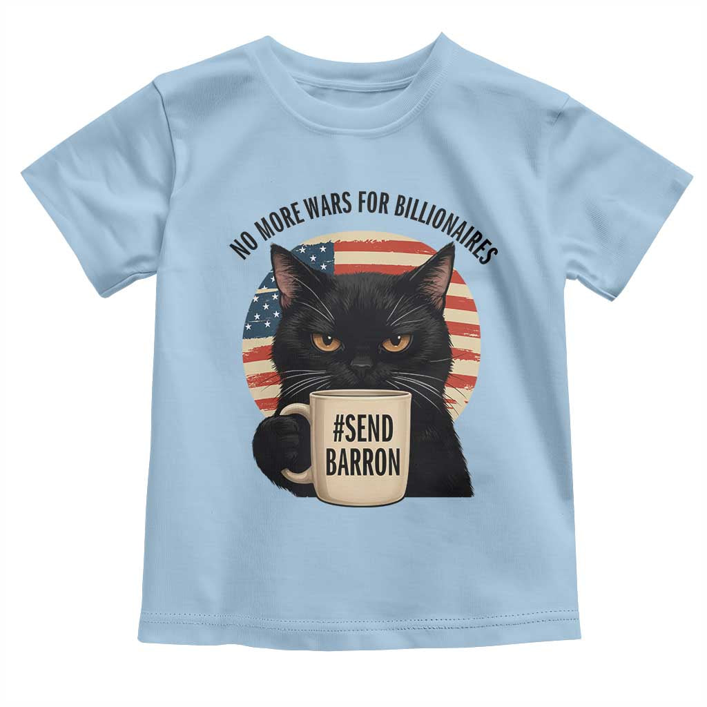 Send Barron Meme Toddler T Shirt Funny Cat Sarcastic Political TS14 Light Blue Print Your Wear