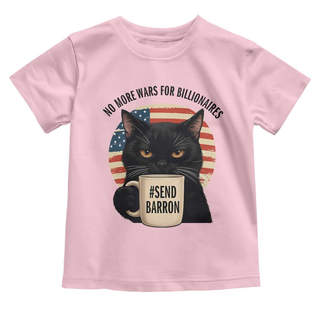 Send Barron Meme Toddler T Shirt Funny Cat Sarcastic Political TS14 Light Pink Print Your Wear