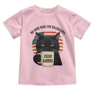 Send Barron Meme Toddler T Shirt Funny Cat Sarcastic Political TS14 Light Pink Print Your Wear