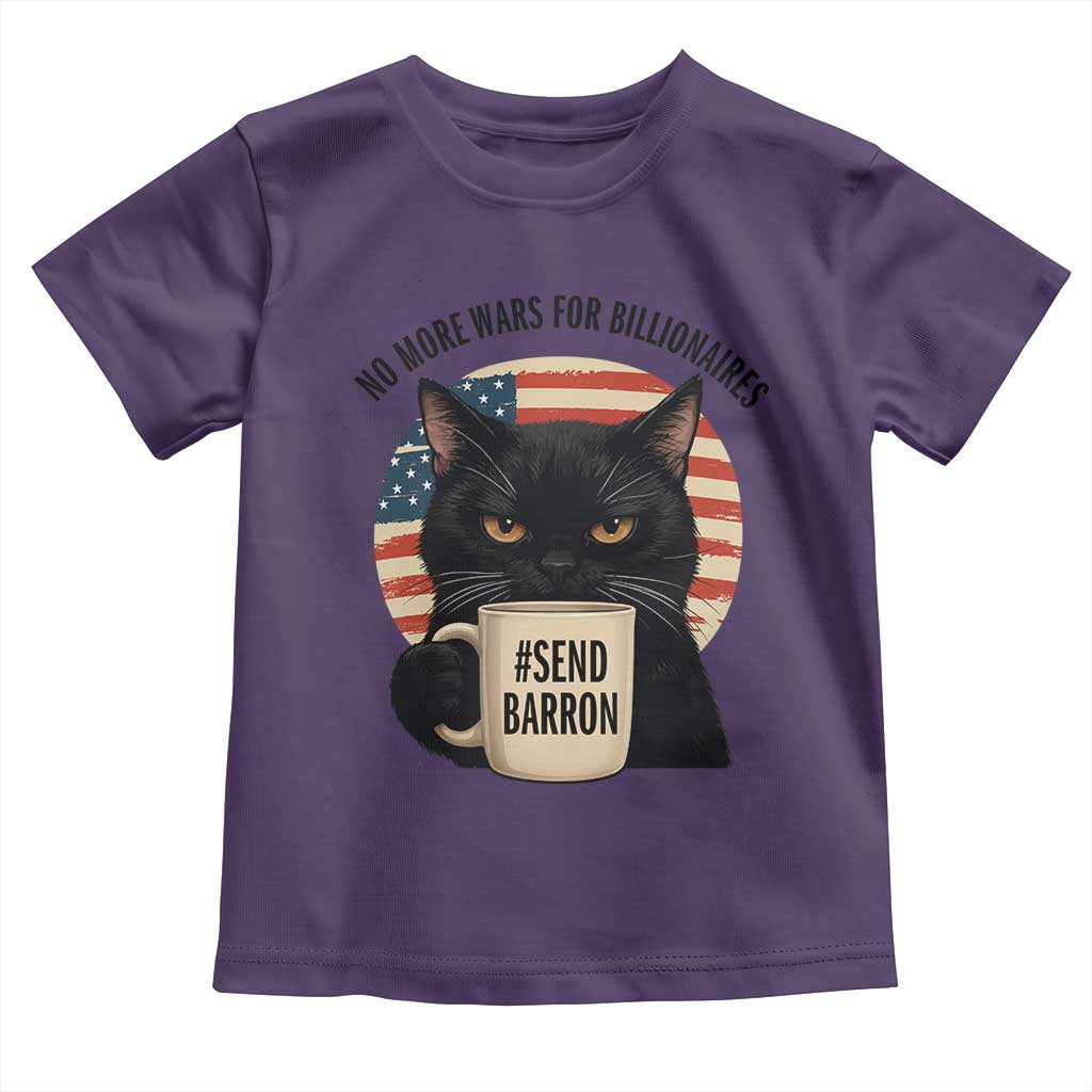 Send Barron Meme Toddler T Shirt Funny Cat Sarcastic Political TS14 Purple Print Your Wear