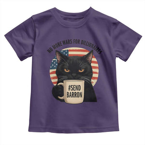 Send Barron Meme Toddler T Shirt Funny Cat Sarcastic Political TS14 Purple Print Your Wear