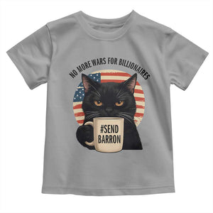 Send Barron Meme Toddler T Shirt Funny Cat Sarcastic Political TS14 Sport Gray Print Your Wear