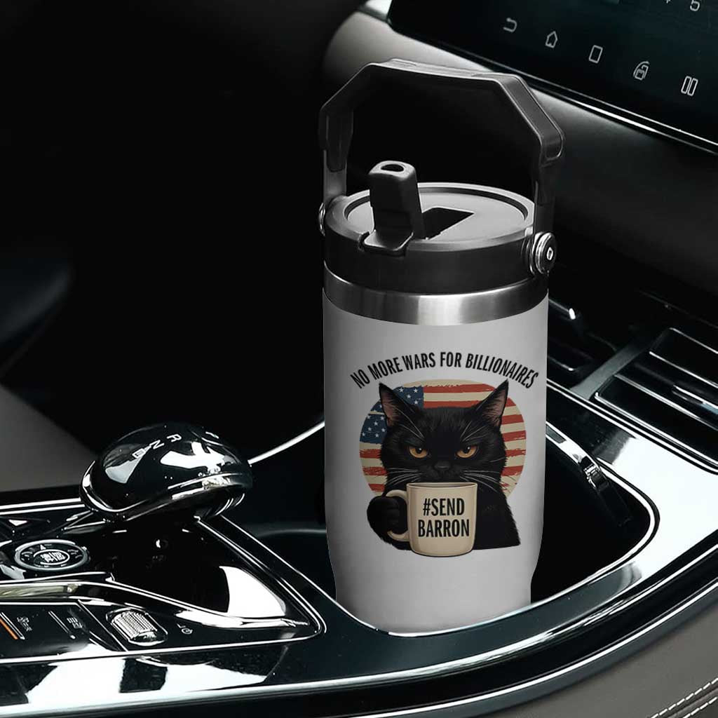 Send Barron Meme Flip Straw Tumbler Funny Cat Sarcastic Political TS14 Print Your Wear