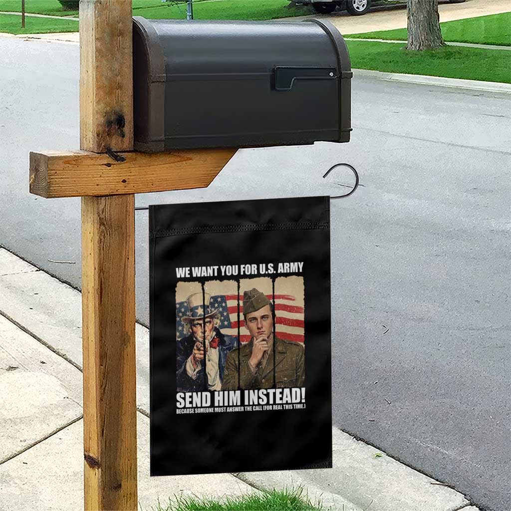 Send Barron Garden Flag We Want You For US Army TS14 Print Your Wear