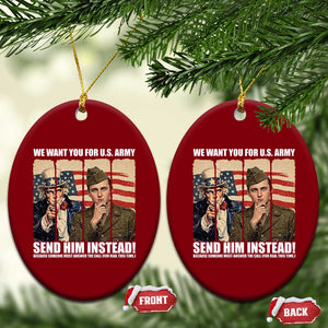 Send Barron Ceramic Ornament We Want You For US Army TS14 Print Your Wear