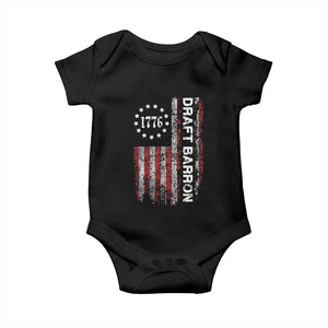 Draft Barron Baby Onesie Anti War Send Barron Viral Internet Meme TS14 Black Print Your Wear