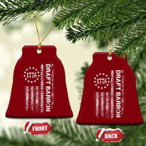 Draft Barron Ceramic Ornament Anti War Send Barron Viral Internet Meme TS14 Print Your Wear
