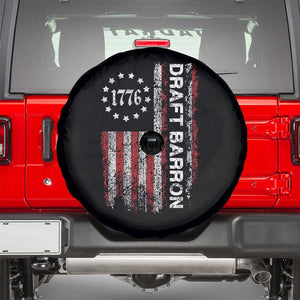Draft Barron Spare Tire Cover Anti War Send Barron Viral Internet Meme TS14 Black Print Your Wear