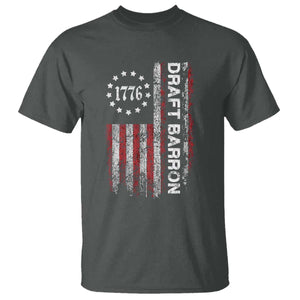 Draft Barron T Shirt Anti War Send Barron Viral Internet Meme TS14 Dark Heather Print Your Wear