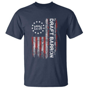 Draft Barron T Shirt Anti War Send Barron Viral Internet Meme TS14 Navy Print Your Wear