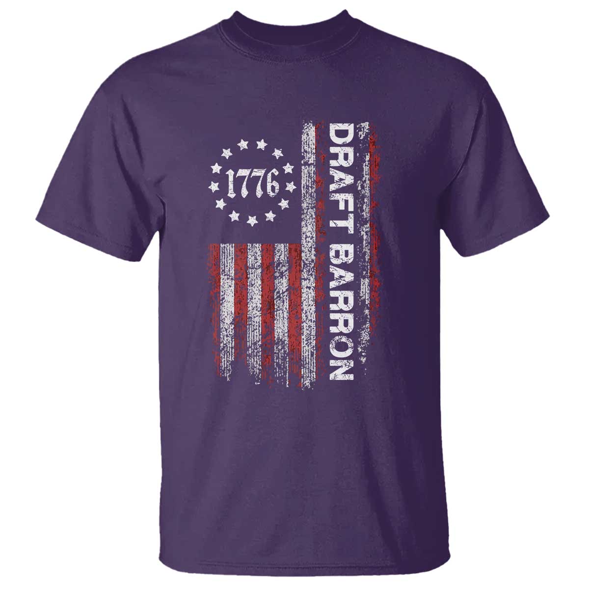 Draft Barron T Shirt Anti War Send Barron Viral Internet Meme TS14 Purple Print Your Wear
