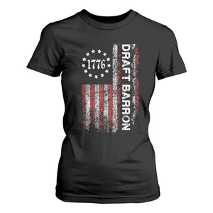 Draft Barron T Shirt For Women Anti War Send Barron Viral Internet Meme TS14 Black Print Your Wear