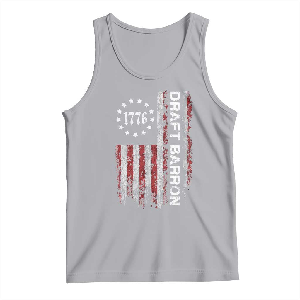 Draft Barron Tank Top Anti War Send Barron Viral Internet Meme TS14 Athletic Heather Print Your Wear