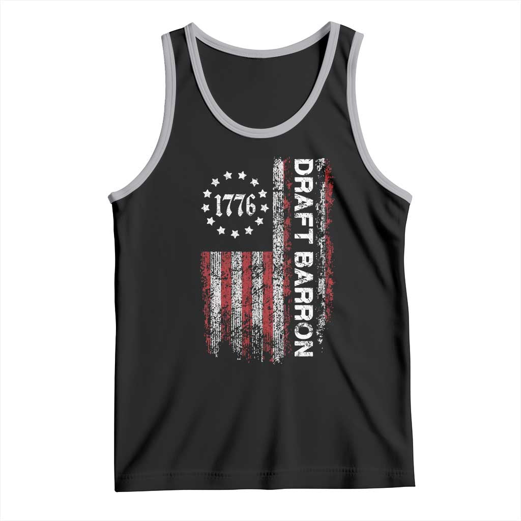 Draft Barron Tank Top Anti War Send Barron Viral Internet Meme TS14 Black Athletic Heather Print Your Wear