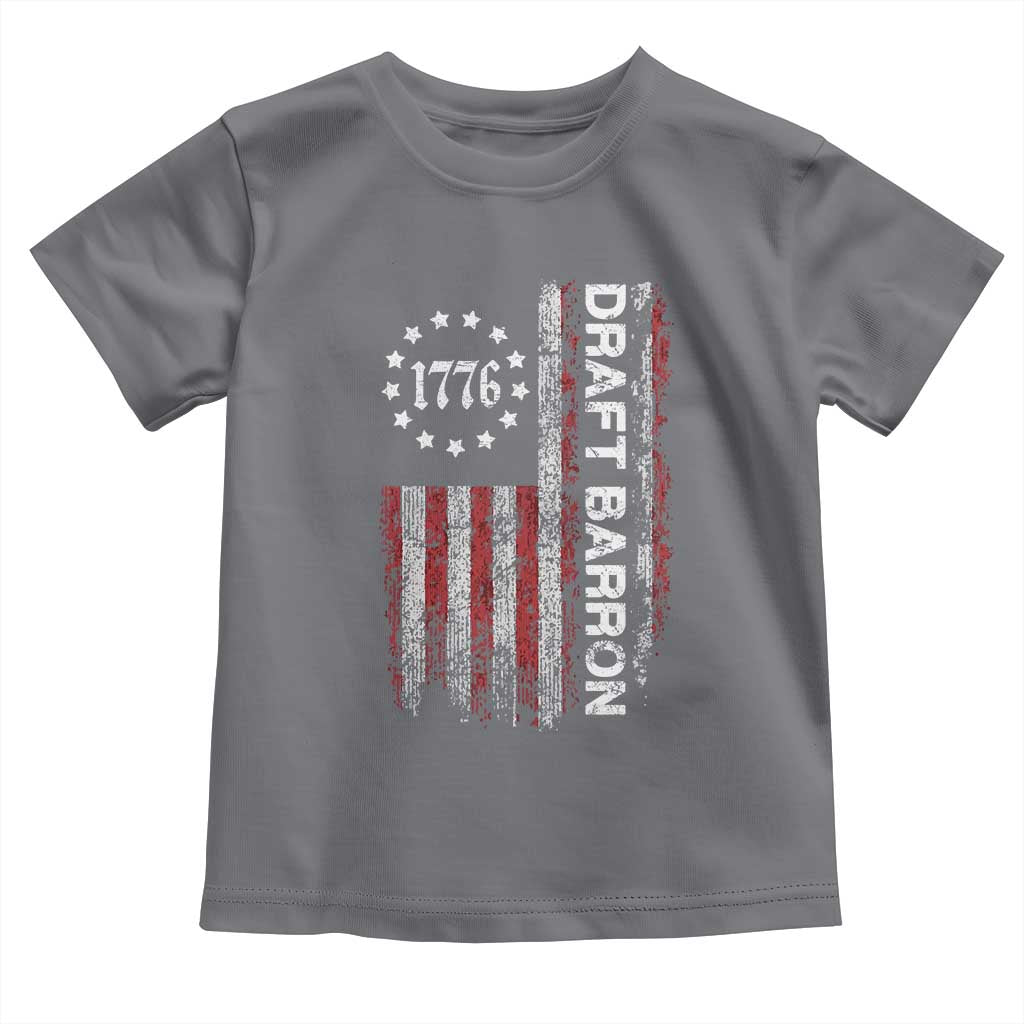 Draft Barron Toddler T Shirt Anti War Send Barron Viral Internet Meme TS14 Charcoal Print Your Wear