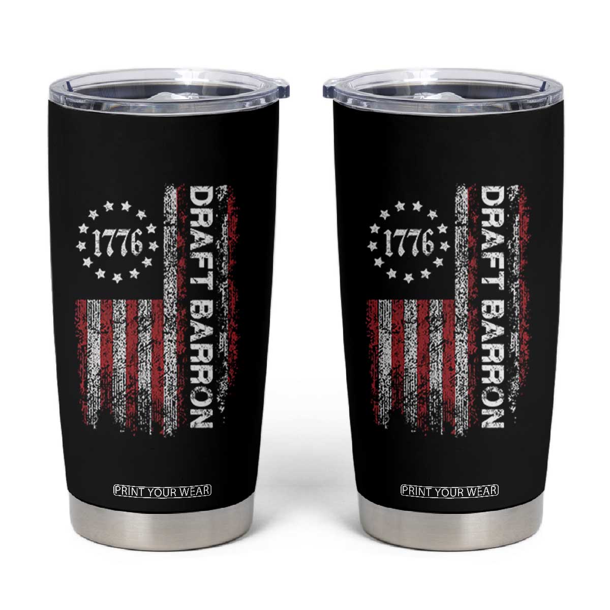 Draft Barron Tumbler Cup Anti War Send Barron Viral Internet Meme TS14 Black Print Your Wear