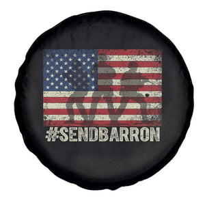 Send Barron Spare Tire Cover Vintage American Flag Soldier Hashtag Internet Meme TS14 Print Your Wear