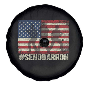 Send Barron Spare Tire Cover Vintage American Flag Soldier Hashtag Internet Meme TS14 Print Your Wear