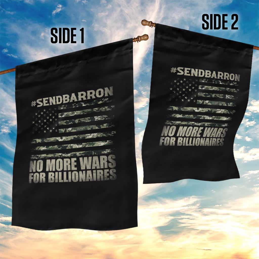 Send Barron Garden Flag Vintage American Flag Camo Soldier Hashtag Meme TS14 Print Your Wear