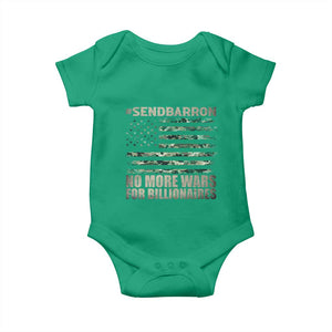 Send Barron Baby Onesie Vintage American Flag Camo Soldier Hashtag Meme TS14 Irish Green Print Your Wear
