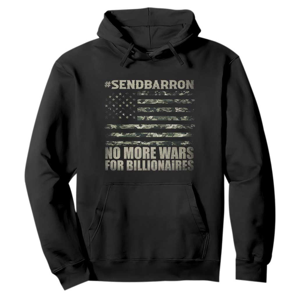 Send Barron Hoodie Vintage American Flag Camo Soldier Hashtag Meme TS14 Black Print Your Wear