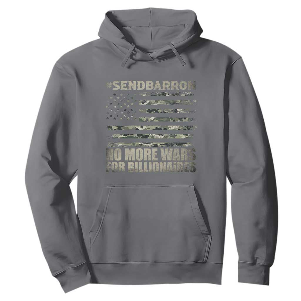 Send Barron Hoodie Vintage American Flag Camo Soldier Hashtag Meme TS14 Charcoal Print Your Wear