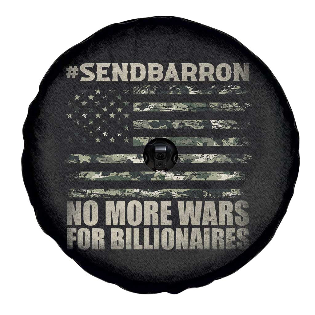 Send Barron Spare Tire Cover Vintage American Flag Camo Soldier Hashtag Meme TS14 Print Your Wear