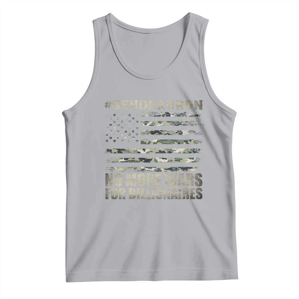 Send Barron Tank Top Vintage American Flag Camo Soldier Hashtag Meme TS14 Athletic Heather Print Your Wear