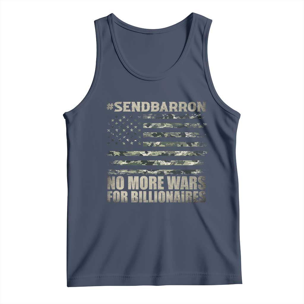 Send Barron Tank Top Vintage American Flag Camo Soldier Hashtag Meme TS14 Navy Print Your Wear
