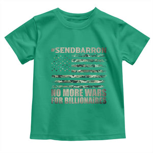 Send Barron Toddler T Shirt Vintage American Flag Camo Soldier Hashtag Meme TS14 Irish Green Print Your Wear