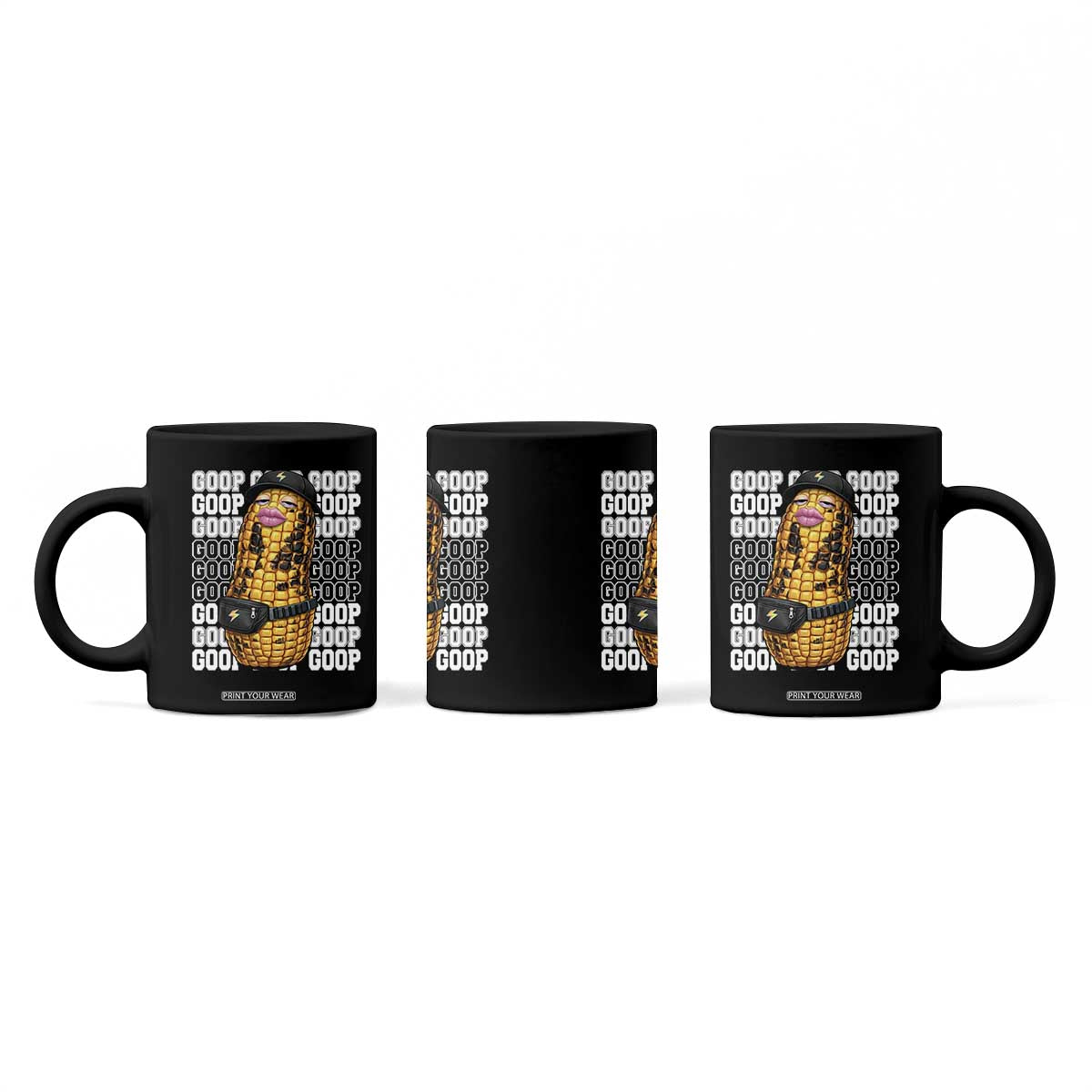 Funny Burnt Peanut Goop Coffee Mug Burnt Corn Meme Viral Humor TS14 Print Your Wear
